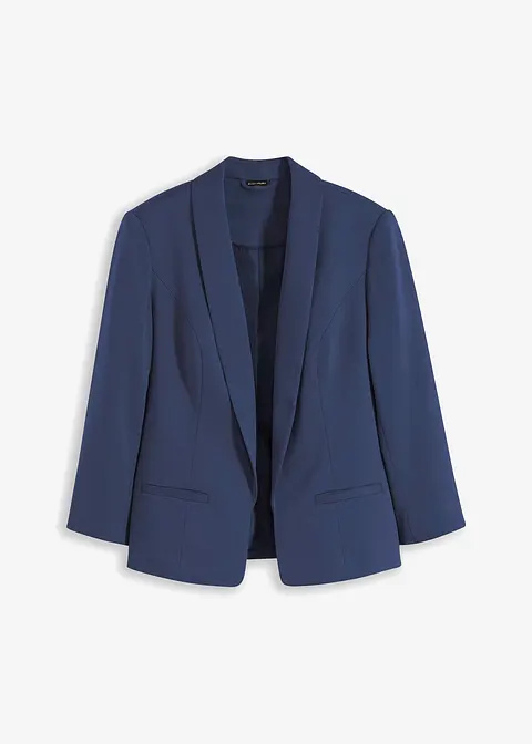 Blazer in blau von vorne - bonprix