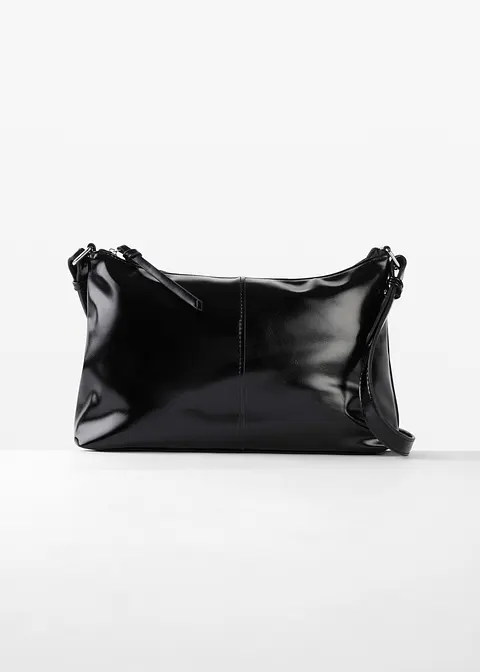 Handtasche in schwarz von vorne - bpc bonprix collection