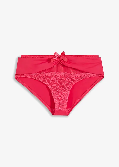 Panty in pink von vorne - bonprix