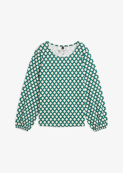 Shirt in weiß von vorne - bonprix