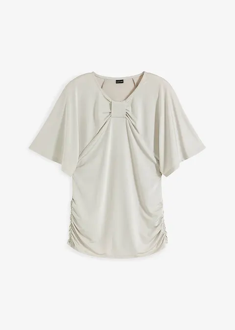 Shirt in grau von vorne - bonprix