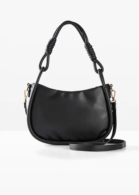 Handtasche in schwarz von vorne - bonprix