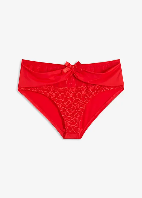 Panty in rot von vorne - bonprix