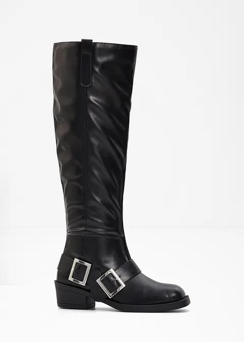 Overknee Stiefel in schwarz - bonprix