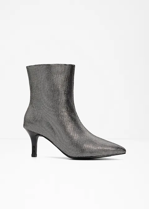 Stiefelette in silber - bonprix