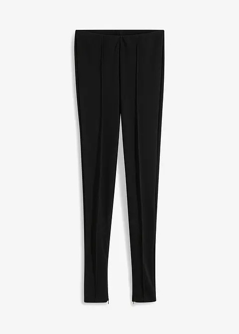 slim fit Stretch-Hose in schwarz von vorne - bonprix