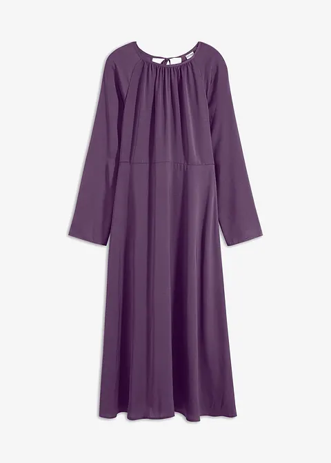 Maxikleid in lila von vorne - bonprix