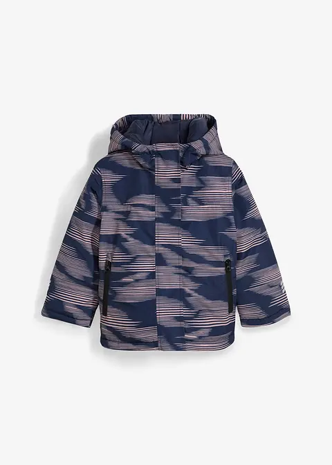 Skijacke in blau von vorne - bonprix