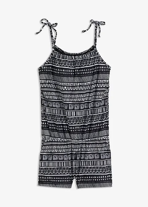 Badeoverall in schwarz von vorne - bonprix