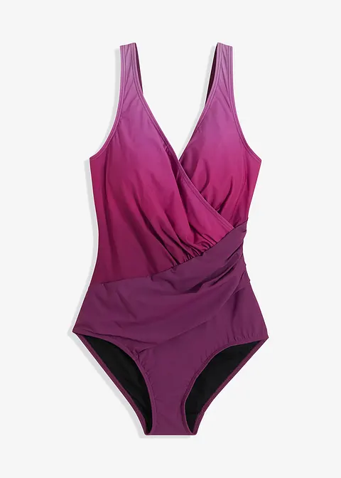 Shape Badeanzug mittlere Formkraft in pink von vorne - bonprix