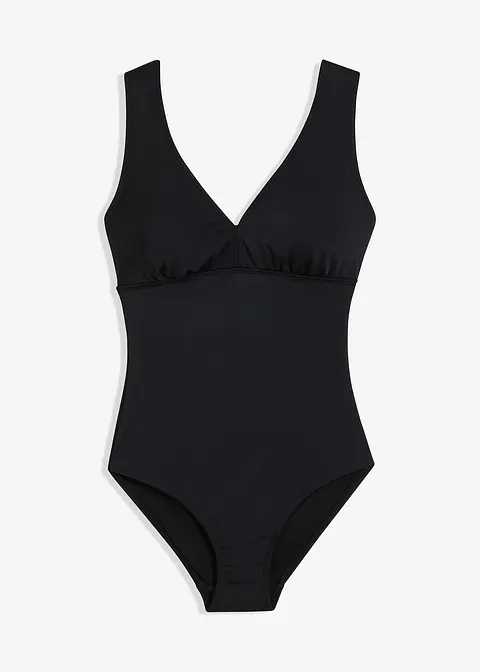 Shape Badeanzug starke Formkraft in schwarz von vorne - bonprix