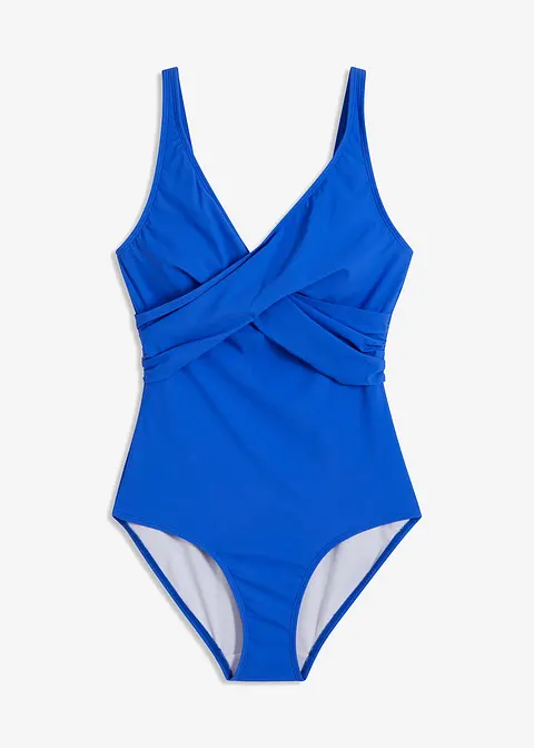 Shape Badeanzug leichte Formkraft in blau von vorne - bonprix
