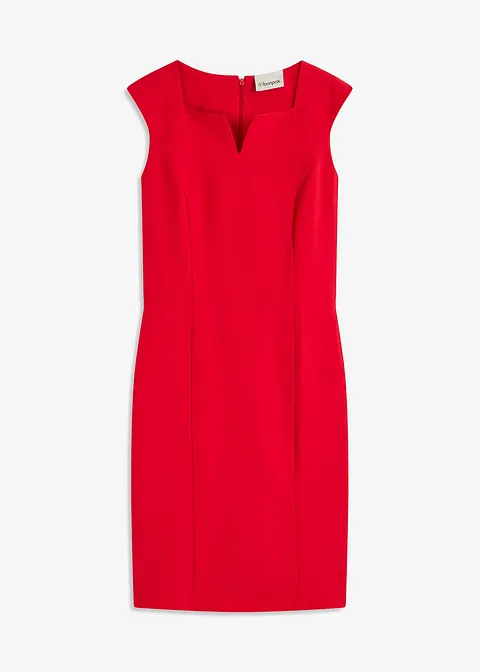 Etuikleid in rot von vorne - bonprix