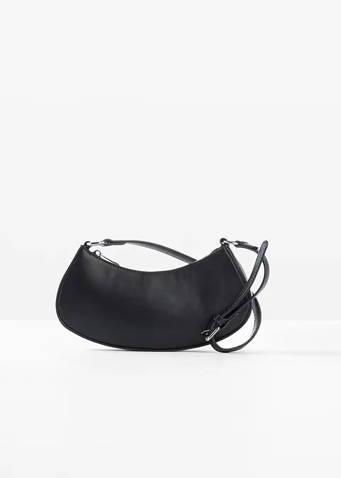 Handtasche in schwarz von vorne - bonprix