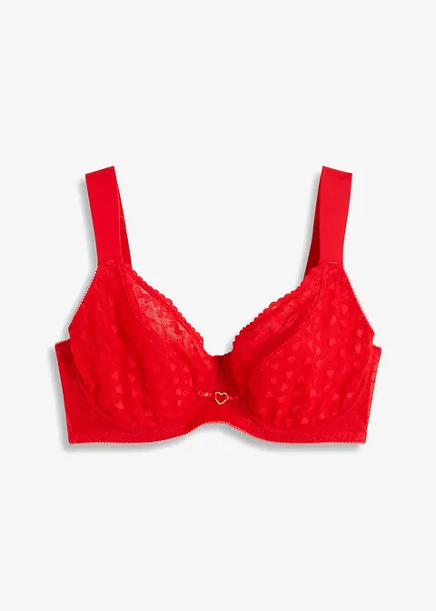 BH mit Bügel in rot von vorne - bonprix