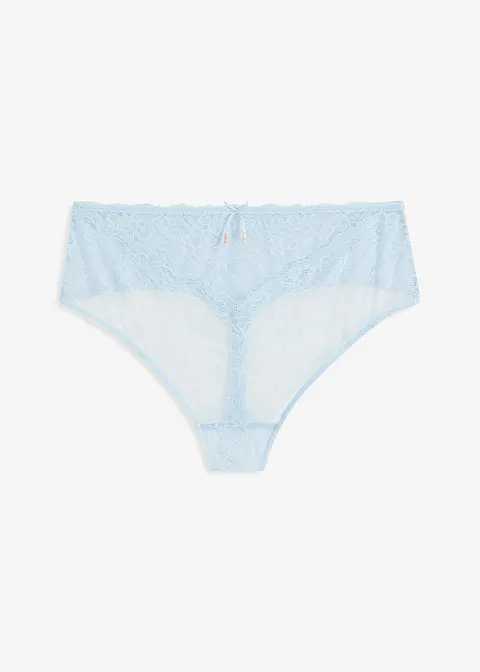 Taillenstring in blau von vorne - bonprix