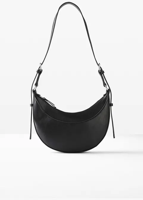 Umhängetasche in schwarz von vorne - bonprix
