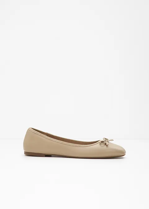 Ballerina in beige - bonprix