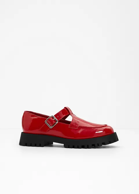 Chunky Loafer in rot - bonprix