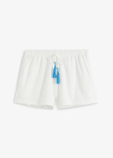 Shorts in beige von vorne - BODYFLIRT