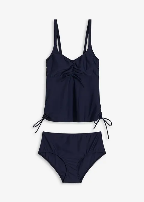 Minimizer Tankini (2-tlg.Set) in blau von vorne - bonprix