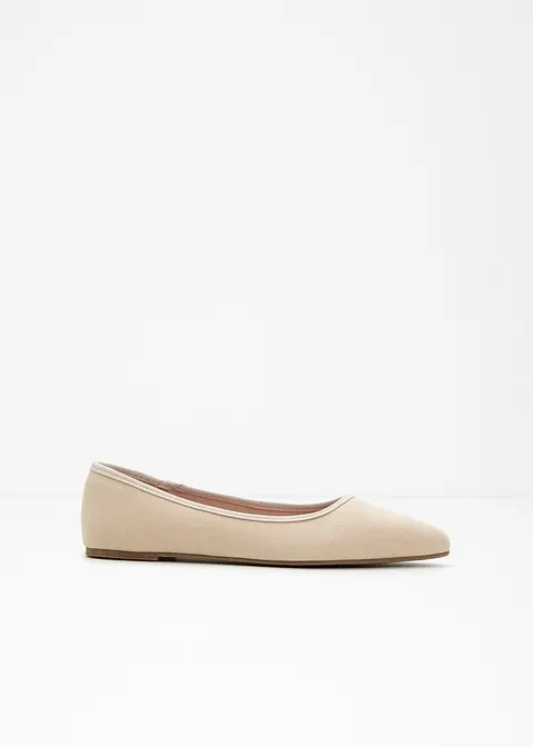 Ballerina in beige - bonprix