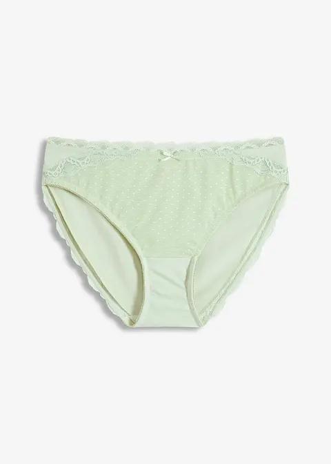 Slip in grün von vorne - bonprix