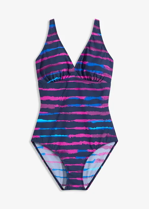 Shape Badeanzug mittlere Formkraft in blau von vorne - bonprix