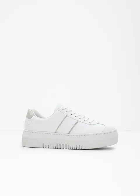 Rieker Plateau Sneaker in weiß - Rieker
