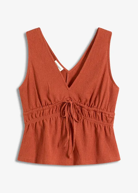 Cropped Top in braun von vorne - bonprix