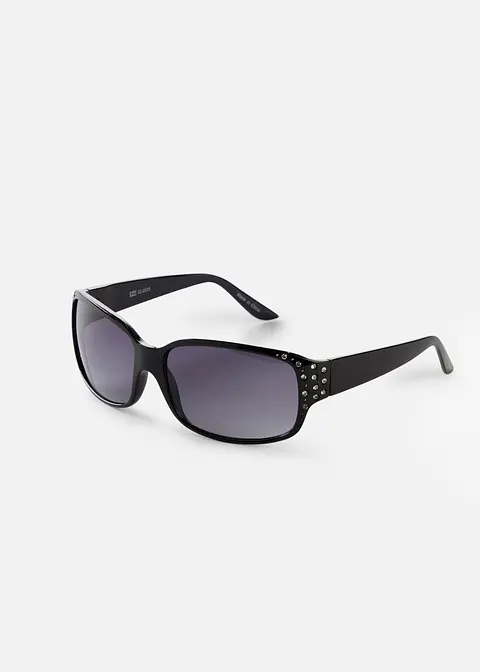 Sonnenbrille in schwarz von vorne - bonprix