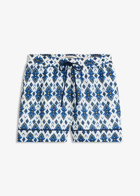 Schlupf-Shorts in weiß von vorne - bonprix