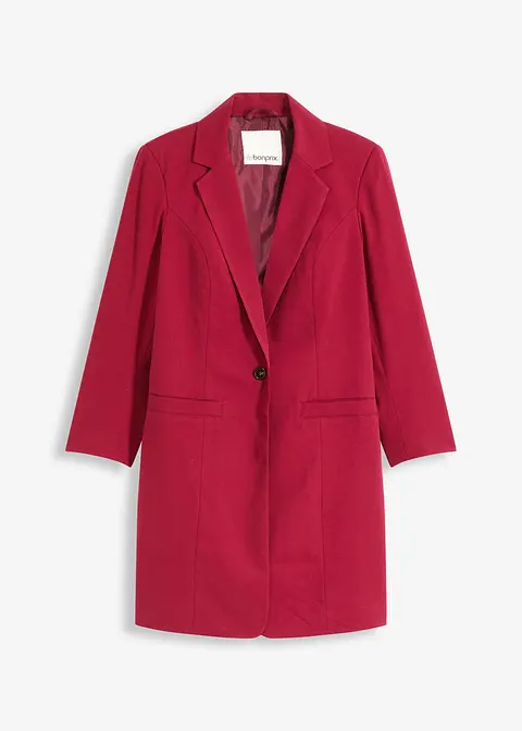 Long-Blazer in rot von vorne - bonprix