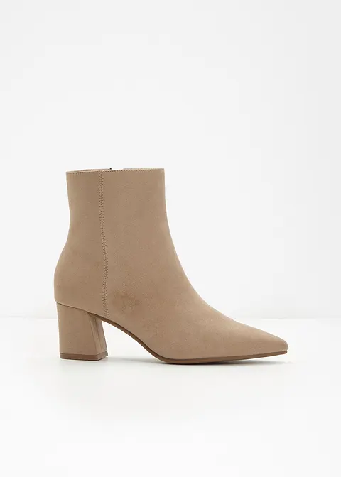 Stiefeletten in beige - bonprix