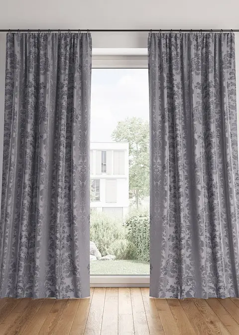 Abdunkelnder Vorhang, in vielen Größen (1er Pack) in grau - bonprix
