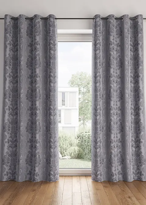 Abdunkelnder Vorhang, in vielen Größen (1er Pack) in grau - bonprix