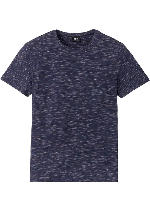 T-Shirt in blau von vorne - bonprix
