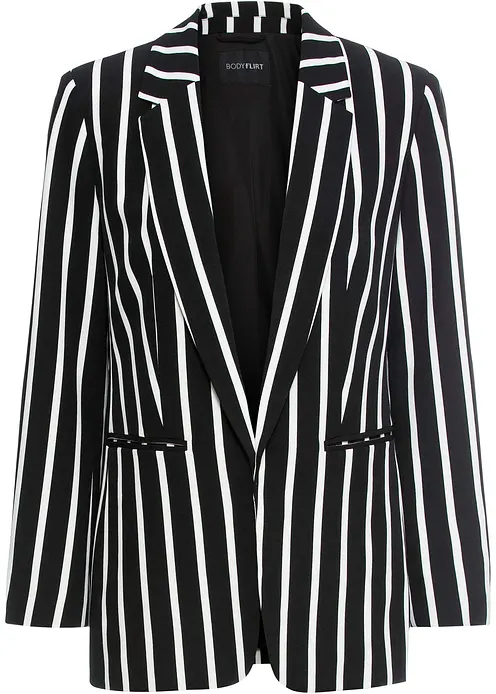 Blazer in schwarz von vorne - bonprix