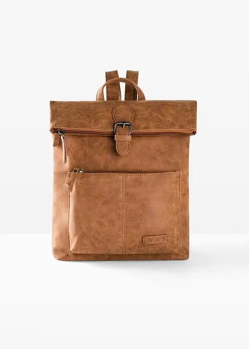 Rucksack in braun von vorne - bonprix