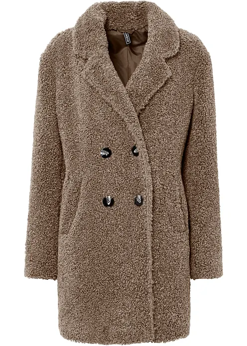 Kurzmantel in braun von vorne - bonprix