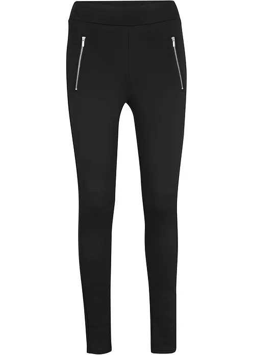 Thermo-Leggings in schwarz von vorne - bonprix