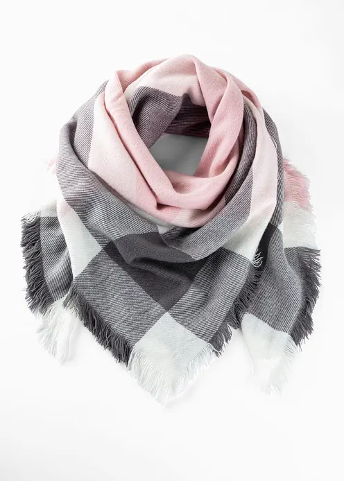 Tuch in grau von vorne - bonprix