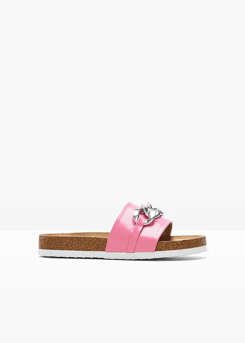 Pantoletten in rosa von vorne - bonprix