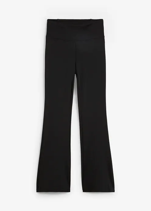Shaping-Sport-Hose, schnelltrocknend in schwarz von vorne - bonprix
