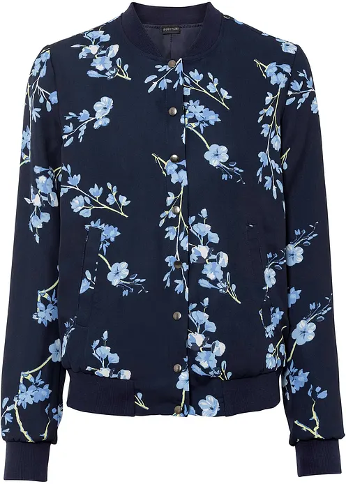 Blouson in blau von vorne - bonprix