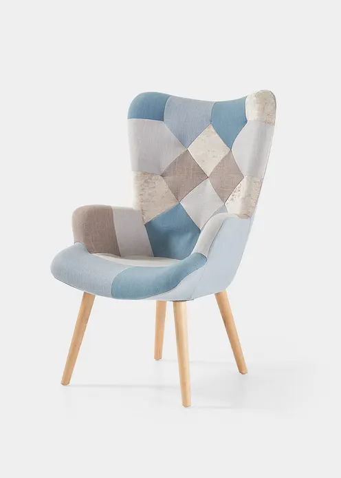 Sessel in blau von vorne - bonprix