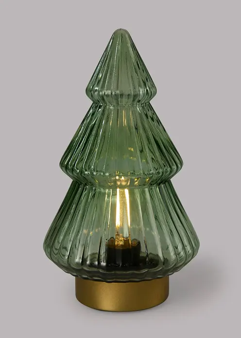 LED-Deko-Objekt Tannenbaum in grün von vorne - bonprix
