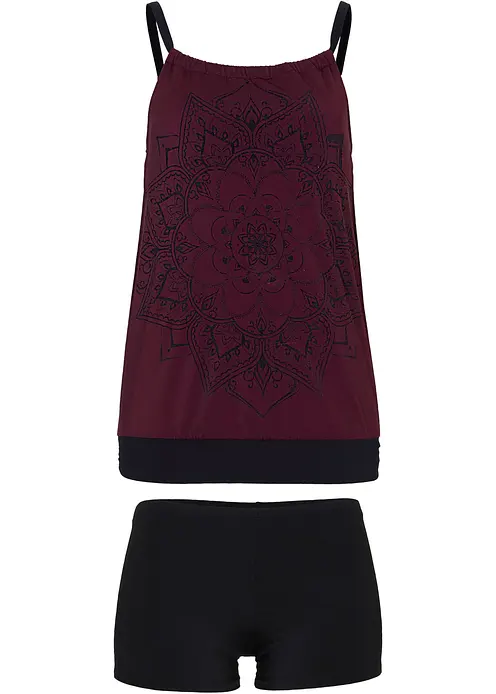 Tankini (2-tlg.Set) in lila - bonprix