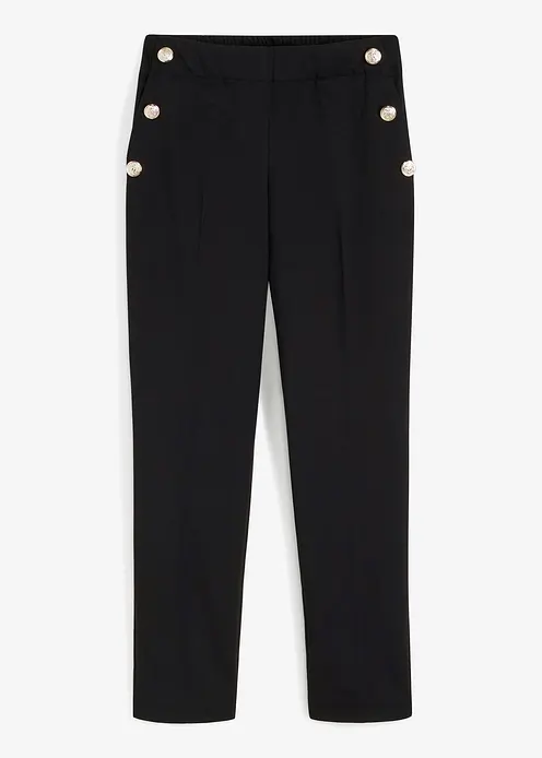 Business Hose in schwarz von vorne - bonprix