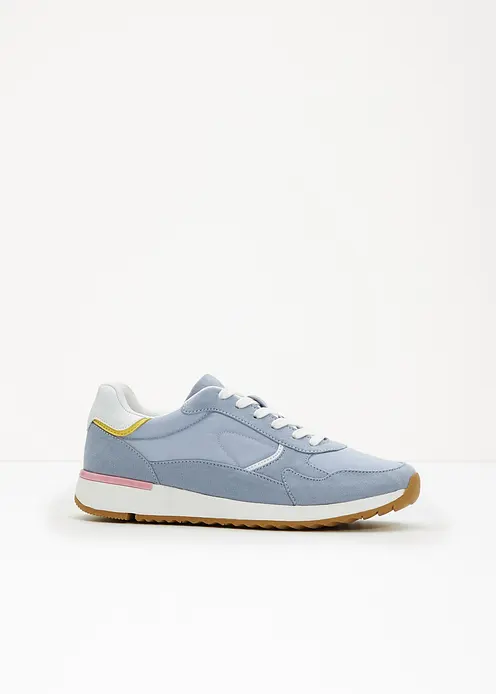 Sneaker im Retrolook in blau - bonprix